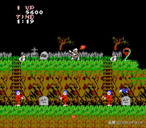 Capcom上世纪80年代街机经典系列：魔界与骑士