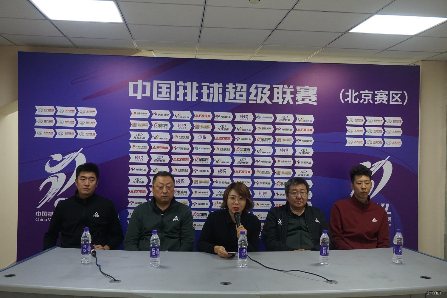 北京男排胜河南 刘旭东：年轻二传刘泽表现不错
