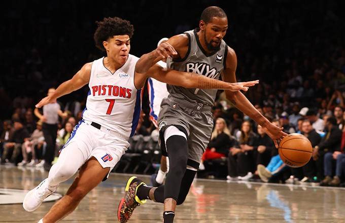 NBA综述：甜瓜23分送给火箭四连败，KD23分被逐篮网大胜活塞