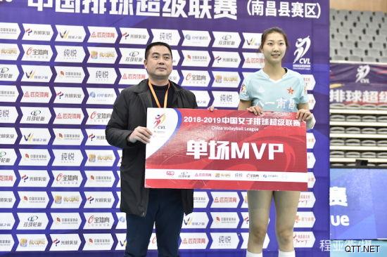 18-19中国女排超级联赛二阶段第14轮第82场 八一南昌3:0胜云南