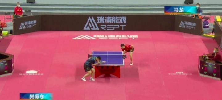 世乒赛热身赛：樊振东4-0横扫马龙，夺得男单冠军