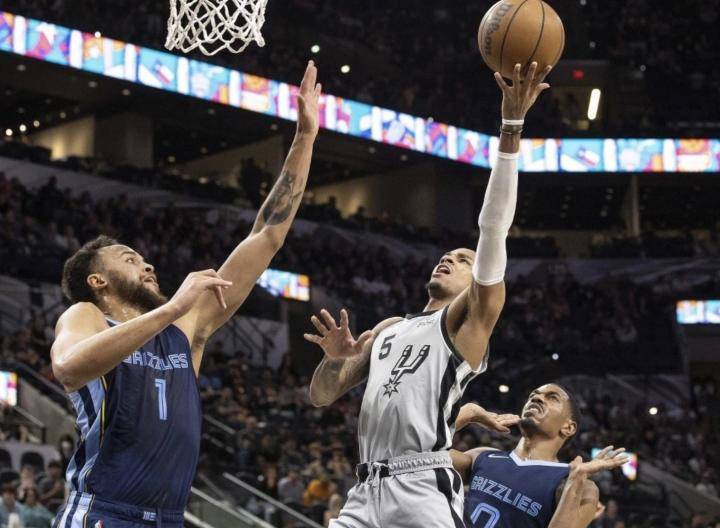 NBA战报：灰熊112-111险胜马刺，琼斯25 5，穆雷33 13