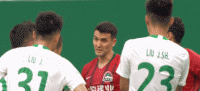 半场战报：河南0-0青岛，刘健开场破门越位无效，柯钊染红