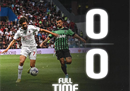 意甲萨索洛0-0闷死AC米兰马伊南点球救星贝拉尔迪受伤坐板凳流泪。