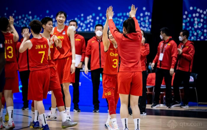 中国女篮队员们