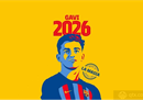 与巴萨陈嘉炜的合同将续约至2026年，违约金为10亿欧元。他将在明年1月接过6号球衣。