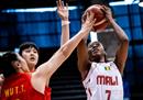 塞尔维亚世界杯女篮81-68战胜马里女篮，马里女篮无缘世界杯八强。