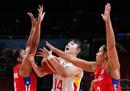 女篮世界杯最新形势中国女篮95-60波多黎各女篮李月如拿下16分8篮板。