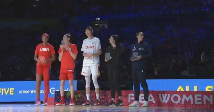 韩旭入选女篮世界杯最佳阵容