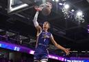 布尼亚马命中三分的非凡天赋吸引了许多NBA球探的热情。