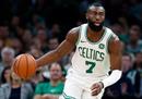 在NBA季前赛中，凯尔特人队以112-103击败了黄蜂队。塔图姆精明的挂上了免检牌。