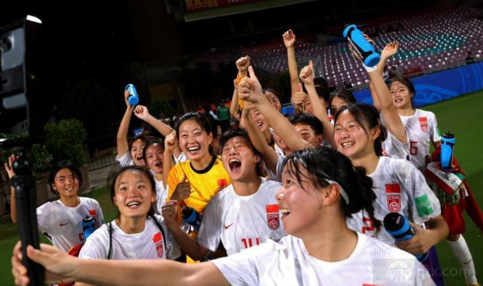 中国U17女足队员们