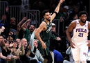 NBA 76人vs凯尔特人常规赛视频回放哈登砍下35分。