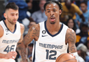 NBA灰熊vs尼克斯比赛集锦视频回放莫兰特砍下34分。