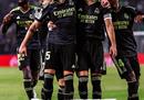 甲级联赛情况:皇马客场3-0击败埃尔切，继续领先本泽马的巴尔韦德世界波。