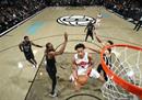 NBA篮网VS猛龙全场视频回放:杜欧57分，暹罗卡姆登大三双。