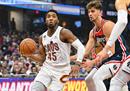 NBA骑士117-107奇才米切尔37分，比尔27分。