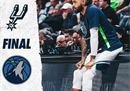 NBA最新消息:马刺115-106击败森林狼，取得三连胜。拉塞尔25分7助攻，无力搭救。