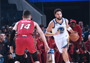 NBA最新常规赛报告勇士123-110热火库里33分9助攻巴特勒27分8助攻