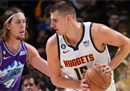 NBA爵士101-117掘金约基奇12分10篮板6助攻波特22分13篮板。