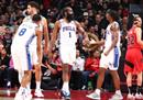 今日NBA最新战况:76人112-90猛龙马克西44分，范弗利特11投0中。