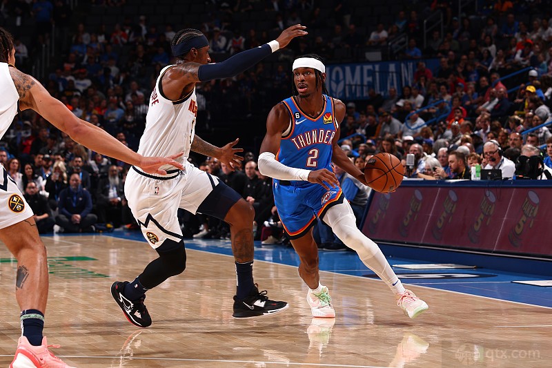 NBA常规赛掘金122-110雷霆