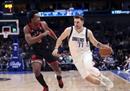 今日NBA战报独行侠111-110猛龙丹西斯砍下35分8篮板，巴恩斯砍下三双。