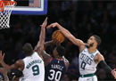 今日NBA最新战况:凯尔特人133-118，尼克斯双探花合56分，布朗森空切22-10