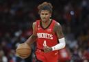 今日NBA最新情况:森林狼129-117火箭森林狼的首发五人得分上双，唐斯得分25 9 6。