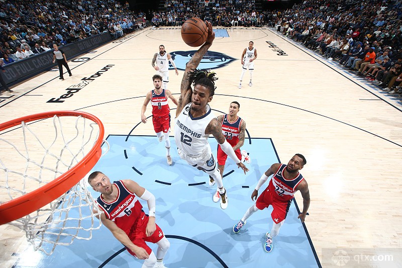 NBA常规赛灰熊103-97奇才