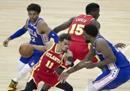 NBA 76人VS老鹰常规赛视频回放恩比德26分8次失误。无伴奏合唱疯狂看20板。