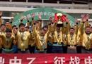 2022中乙联赛最终排名济南星洲夺冠冲榜首，内蒙古湖南降级。