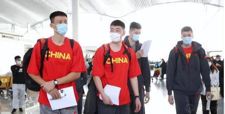 中国男篮队员们