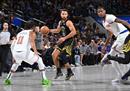 最新NBA报告勇士111-101尼克斯库里24分10助攻克莱20分