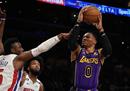NBA常规赛湖人vs活塞比赛视频回放戴维斯带领球队取得38分连胜。