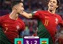 最新一届世界杯，葡萄牙3-2加纳c罗主罚点球命中费利克斯利奥。