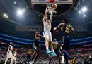 今天最新的NBA比赛:快船114-100步行者祖巴克31分29篮板，哈里伯顿15 11。