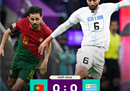 世界杯半场:葡萄牙0-0乌拉圭本坦库尔错失良机。