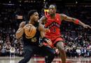 NBA骑士VS猛龙全场视频回放米切尔表现低迷，莫布里砍下18 15。