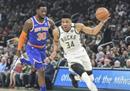 NBA尼克斯VS雄鹿全职视频回放信哥六犯常规赛留阿伦关键三分