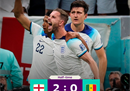 半场世界杯报道-英格兰2-0塞内加尔亨德森建功，凯恩破荒。
