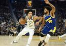 今日NBA最新战况:步行者112-104勇士内姆哈德32分13助攻8篮板。孔得到28分。