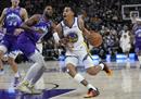 今日NBA战报爵士124-123勇士库里缺阵普尔孔砍下36分。爵士7分上双。