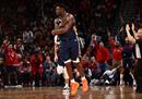 NBA常规赛鹈鹕129-124，孙锡安35分，8个篮板，艾顿空切和28分克投失。