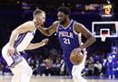 最新一场NBA比赛，76人123-103，国王恩比德31分7板，哈登21分15助攻5破。