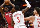 最新NBA战报热火111-108火箭希罗41分，巴特勒20分10篮板7助攻。