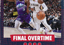 今天最新NBA比赛:爵士132-129鹈鹕克拉克森39分，马克卡宁31分。