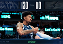 最新一场NBA，独行侠130-110，开拓者丹西斯33分，伍德32分12篮板。