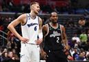 Nba快船以31分9篮板击败奇才卡斯，创下个人赛季新高。
