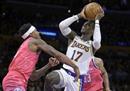 今日nba最新情况湖人119-117奇才詹姆斯33分9助攻7篮板，库兹马22分16篮板。